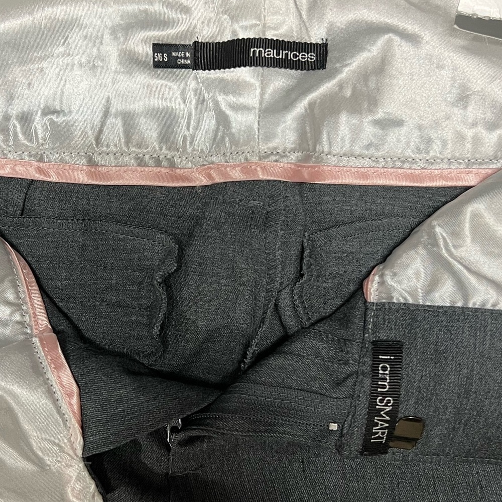 Petite gray dress pants size 5/6